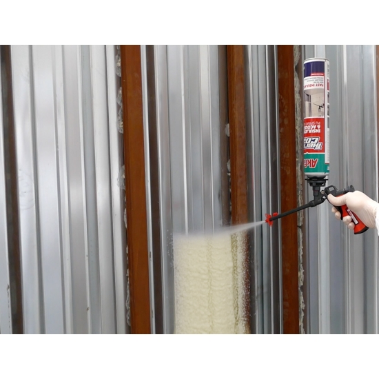 THERMCOAT NATRYSKOWA PIANKA POLIURETANOWA PU DO IZOLACJI I AKUSTYKI 850 ml