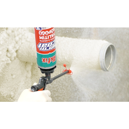 THERMCOAT NATRYSKOWA PIANKA POLIURETANOWA PU DO IZOLACJI I AKUSTYKI 850 ml